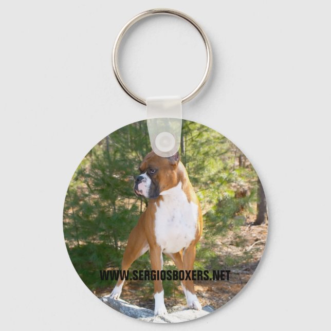 frankie 002, WWW.SERGIOSBOXERS.NET Key Ring (Front)