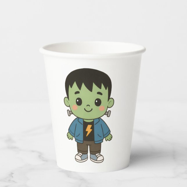 Frankie Baby Shower Cups – Monster Baby Party Drin (Front)