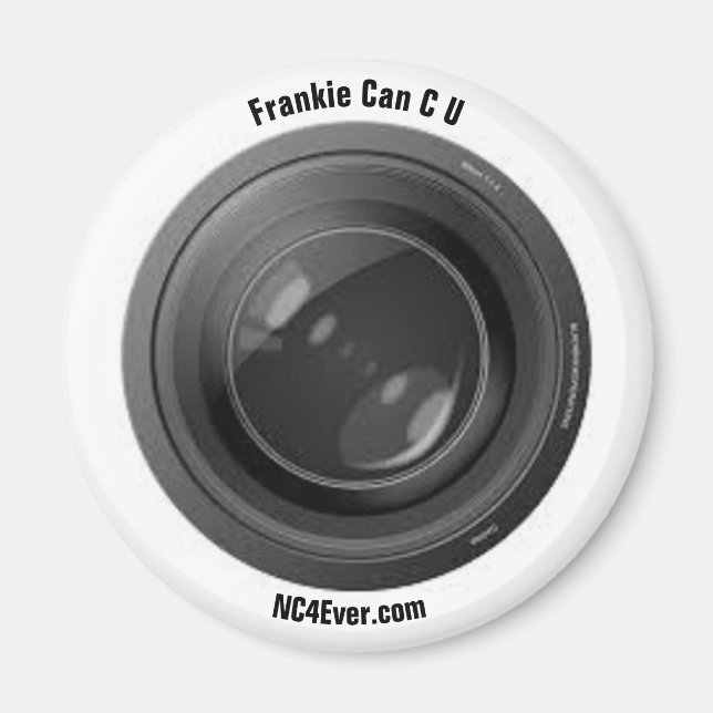 Frankie Can C U Magnet (Front)