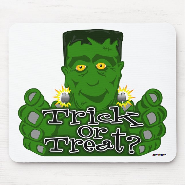 Frankie Trick Or Treat? Mouse Pad (Front)