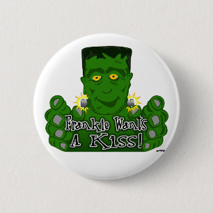 Frankie Wants A Kiss! 6 Cm Round Badge