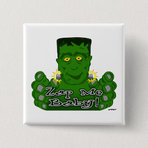 Frankie Zap Me Baby! 15 Cm Square Badge