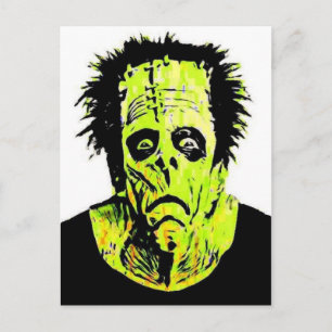 Frankies Bad Hair Day postcard