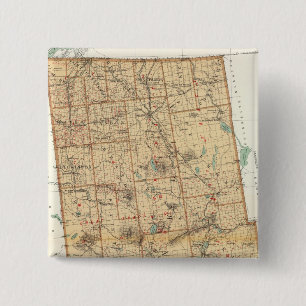 Franklin County 15 Cm Square Badge