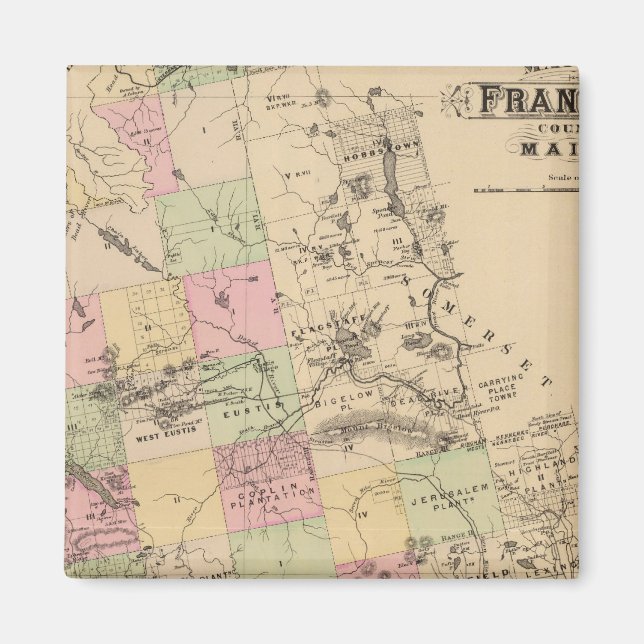 Franklin County, Maine Magnet (Front)