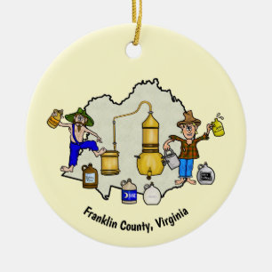 Franklin County, VA Moonshine Capitol Ornament