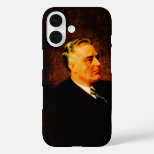 Franklin D. Roosevelt, FDR Depression President  iPhone 16 Case