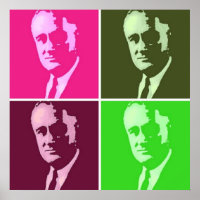 Franklin D. Roosevelt Pop Art