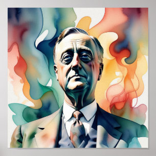 Franklin D. Roosevelt Poster