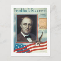 Franklin D. Roosevelt Vintage Songbook Cover