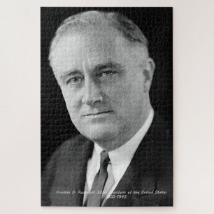 Franklin D. Roosevlt 32nd President US Jigsaw Puzzle