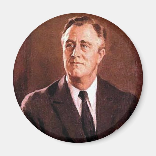 Franklin Delano Roosevelt Customisable Products Magnet (Front)