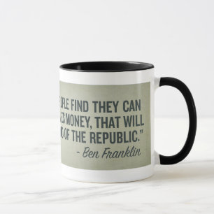 Franklin End of the Republic Mug