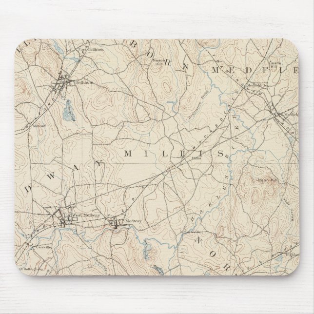 Franklin, Massachusetts Mouse Pad (Front)
