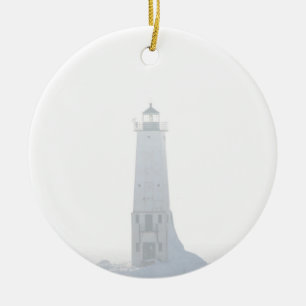 Franklin North Breakwater Lighthouse Ceramic Ornament