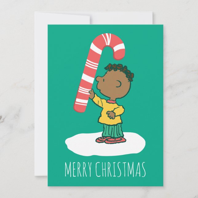 Franklin Peppermint Candy Holiday Card (Front)