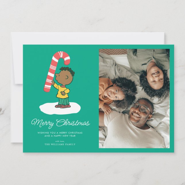 Franklin Peppermint Candy Holiday Card (Front)