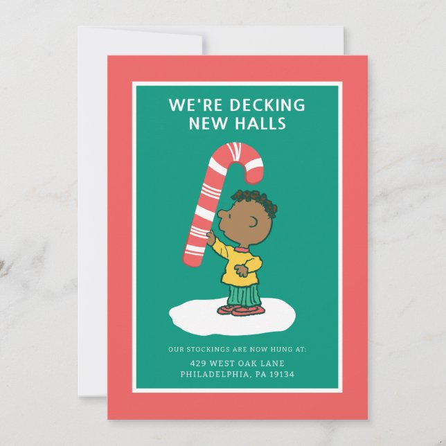 Franklin Peppermint Candy Holiday Card (Front)