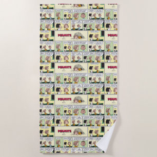 Franklin, Peppermint Patty & Marcie   Math Class Beach Towel