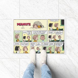 Franklin, Peppermint Patty & Marcie   Math Class Doormat