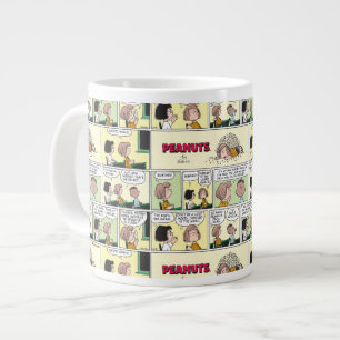 Franklin, Peppermint Patty & Marcie   Math Class Large Coffee Mug