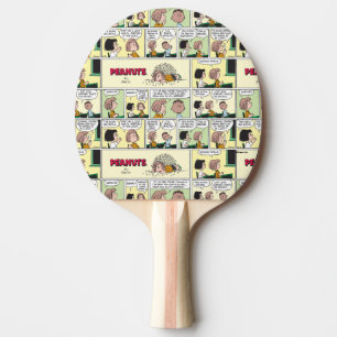 Franklin, Peppermint Patty & Marcie Math Class Ping Pong Paddle