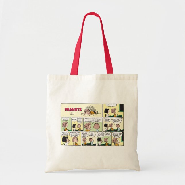 Franklin, Peppermint Patty & Marcie | Math Class Tote Bag (Front)