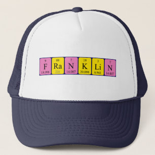 Franklin periodic table name hat
