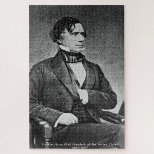 Franklin Pierce 14th President of America. Jigsaw Puzzle