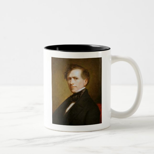 Franklin Pierce 14th President Two-Tone Coffee Mug (Right)