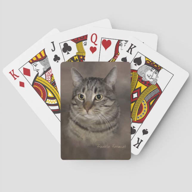Franklin playing cards (Back)