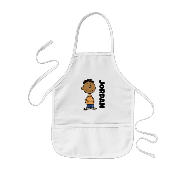 Franklin Smiling | Add Your Name Kids Apron (Front)