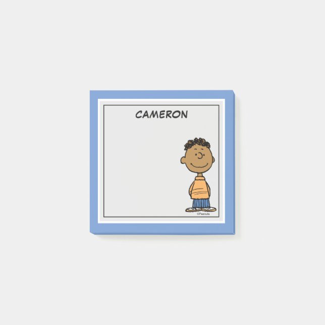 Franklin Smiling | Add Your Name Post-it Notes (Front)