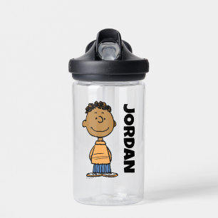 Franklin Smiling   Add Your Name Water Bottle