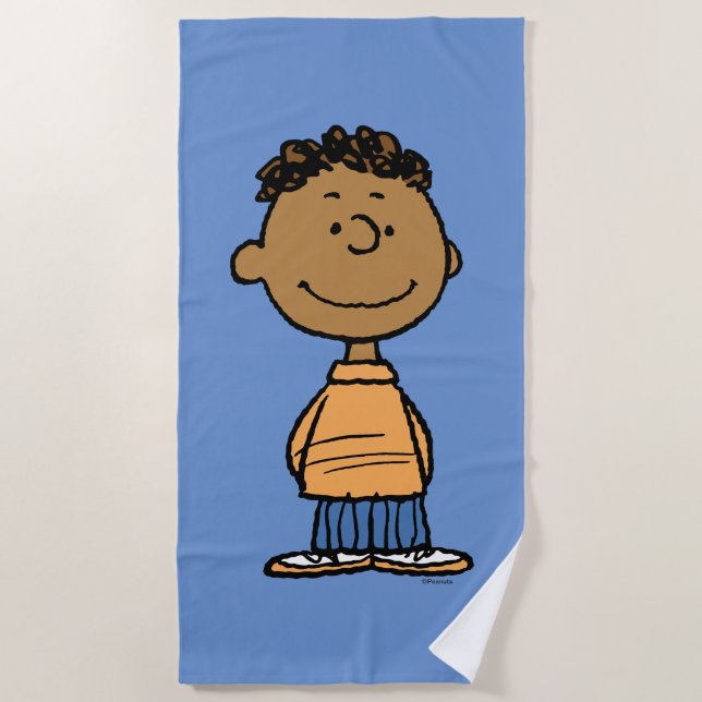 Franklin Smiling Beach Towel (Front)