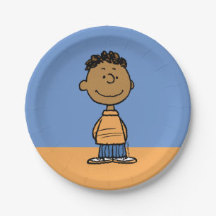Franklin Smiling Paper Plate