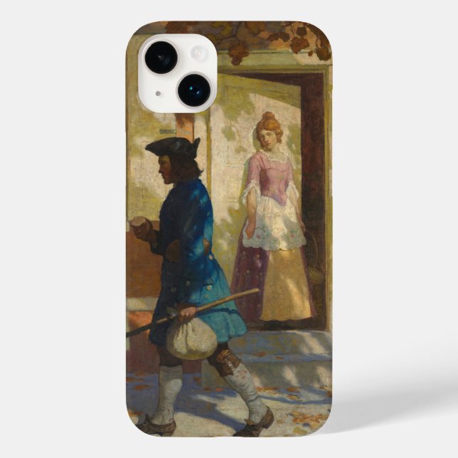 Franklin's Arrival in Philadelphia by N. C. Wyeth Case-Mate iPhone Case (Back)