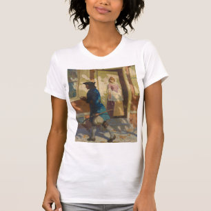 Franklin's Arrival in Philadelphia by N. C. Wyeth T-Shirt