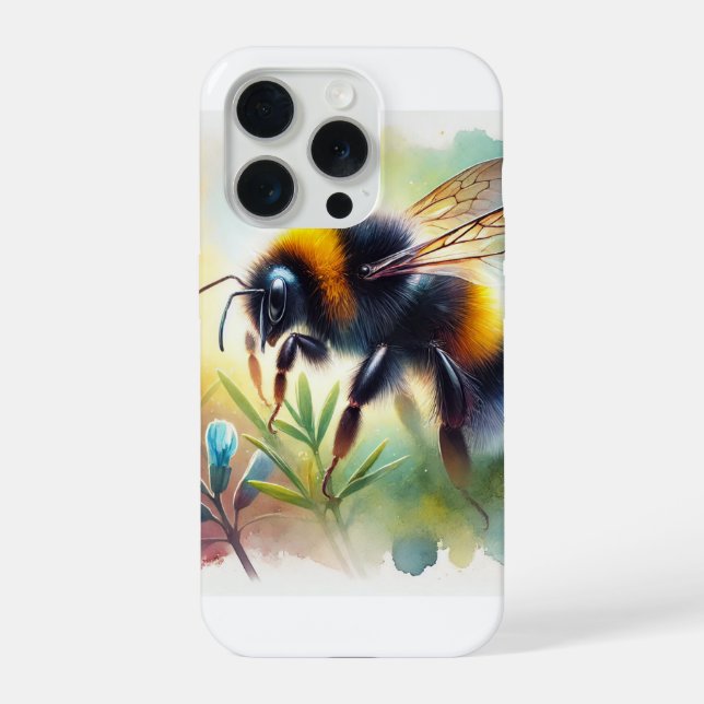 Franklins Bumblebee 290924AREF106 - Watercolor iPhone Case (Back)