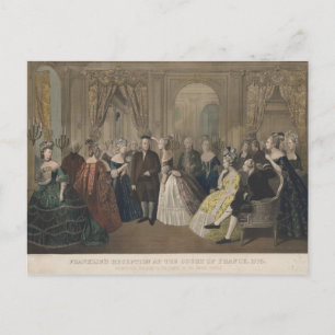 Franklin's Reception at the Court of France Postcard