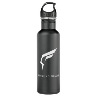 Frankly Shredded Water Bottle (black)