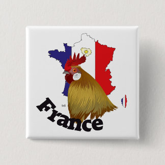 Frankreich France Francia Button