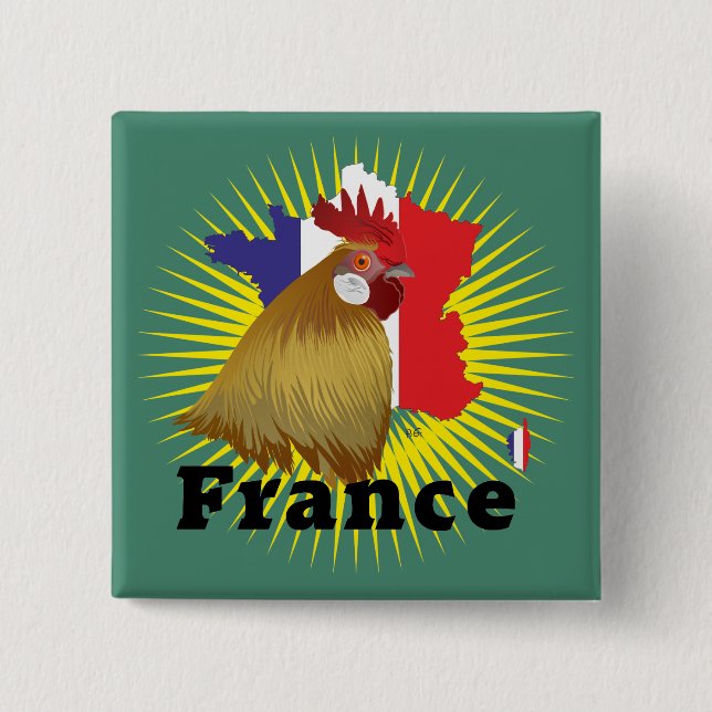 Frankreich France Francia Button (Front)