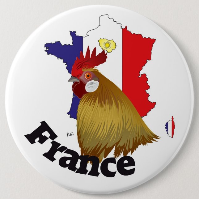 Frankreich France Francia Button (Front)