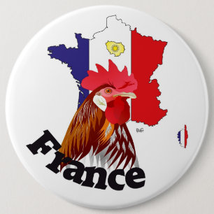 Frankreich France Francia Button