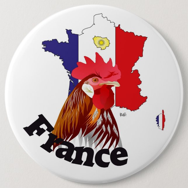 Frankreich France Francia Button (Front)