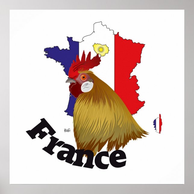 Frankreich, France, Francia Poster (Front)
