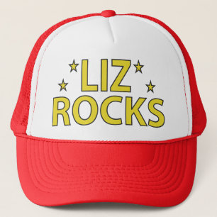 Frank's "Liz Rocks" Hat