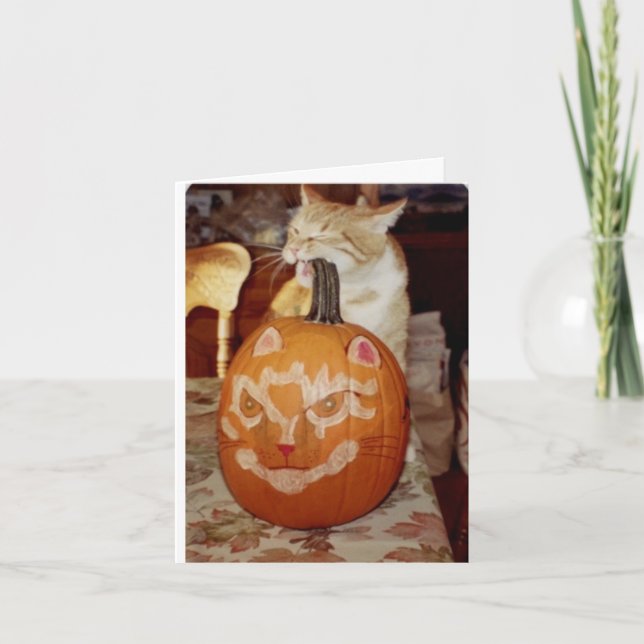 Frank's Pumpkin Card (Front)