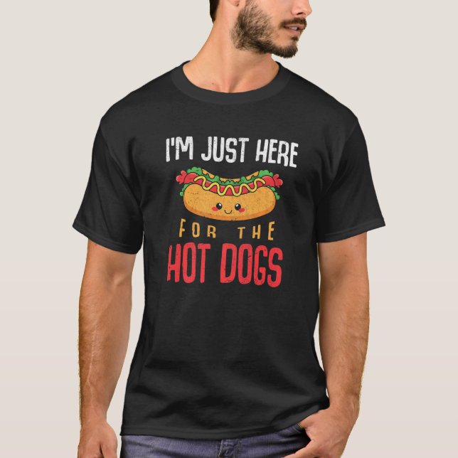 Franks Sausage Foodie Fast Food Hot Dog  Hotdog T-Shirt (Front)